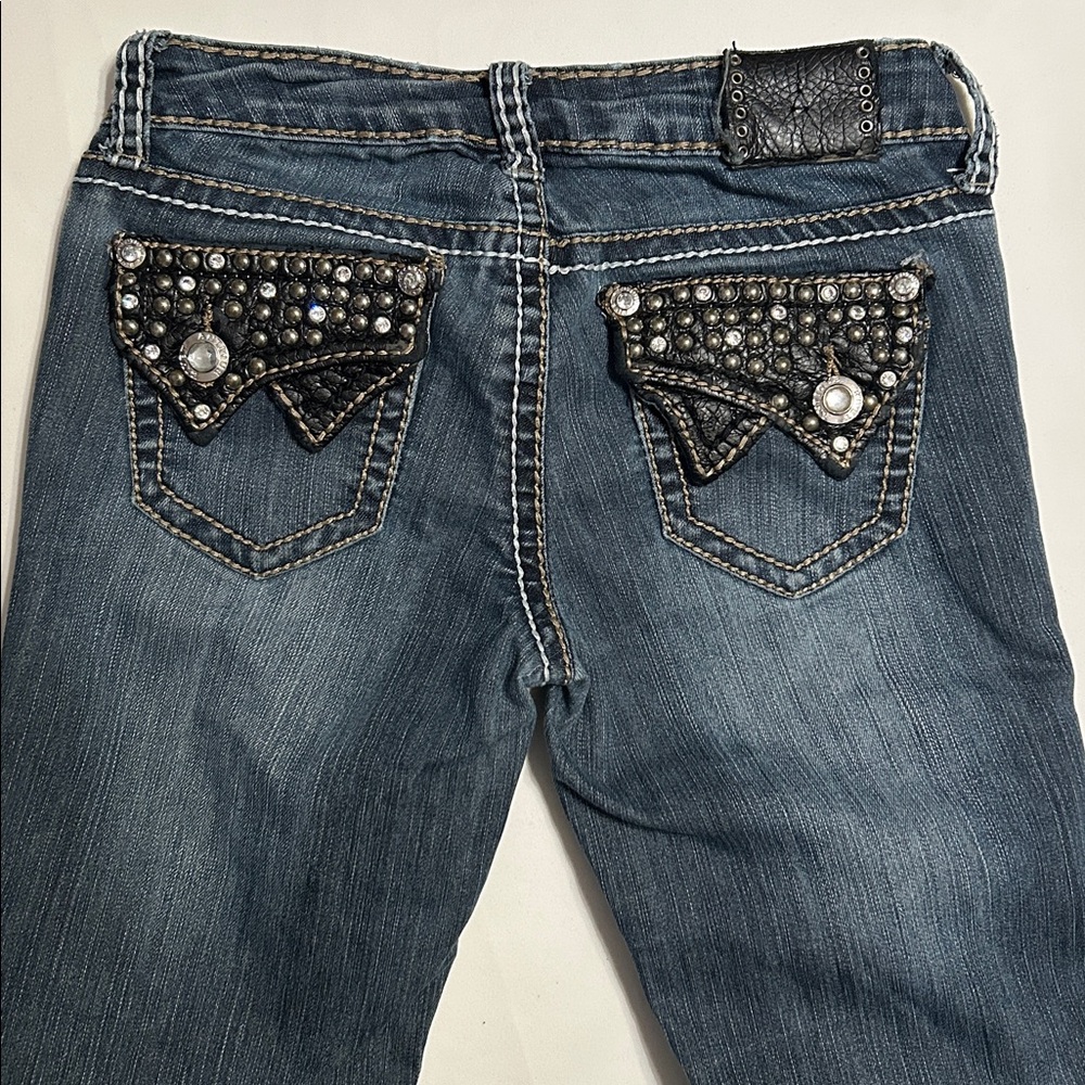Antique Rivet Jeans - Size 1/25 - Picture 8 of 12